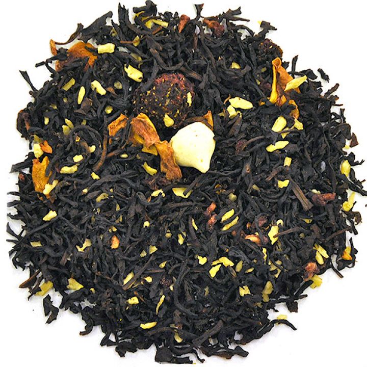 Aromatizirani črni čaj Kremna malina
