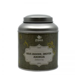 Zeliščni čaj Goji jagode Ingver Aronija v veliki šatulji