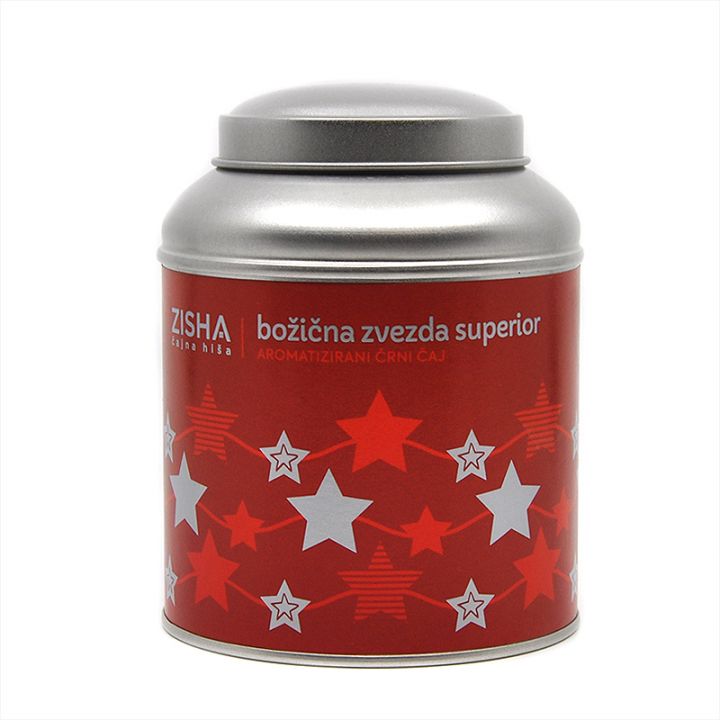 Aromatizirani črni čaj Božična zvezda Superior v šatulji