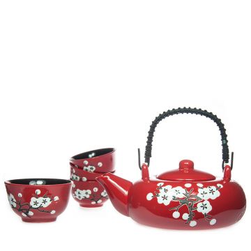 Čajni set iz keramike Cherry Blossom