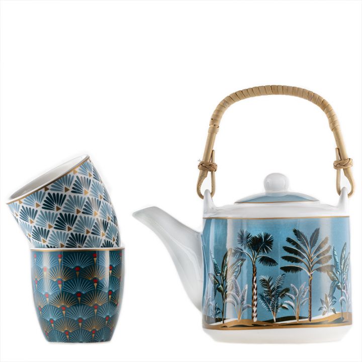 Čajni set iz porcelana Jungle