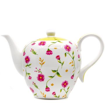 Čajnik iz porcelana Flora