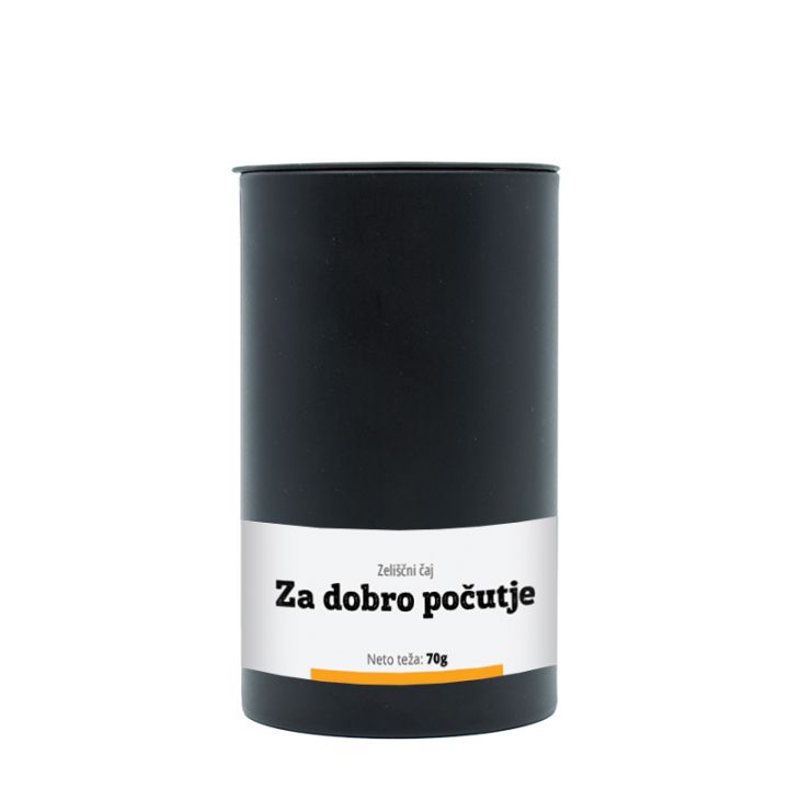 Zeliščni čaj Za dobro počutje v črni šatulji
