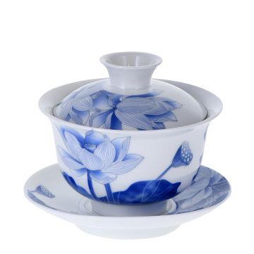 Gaiwan iz porcelana Lotus