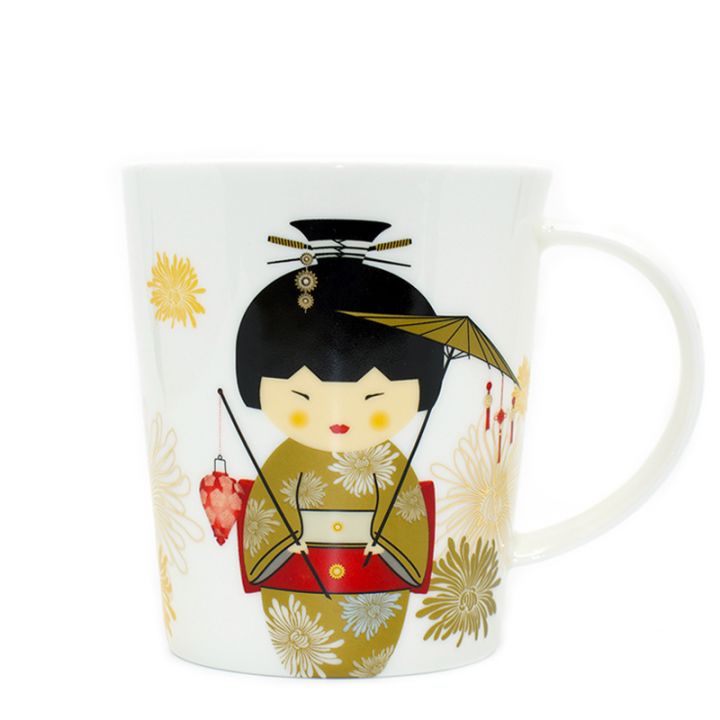 Skodelica iz porcelana Cupti Geisha gold
