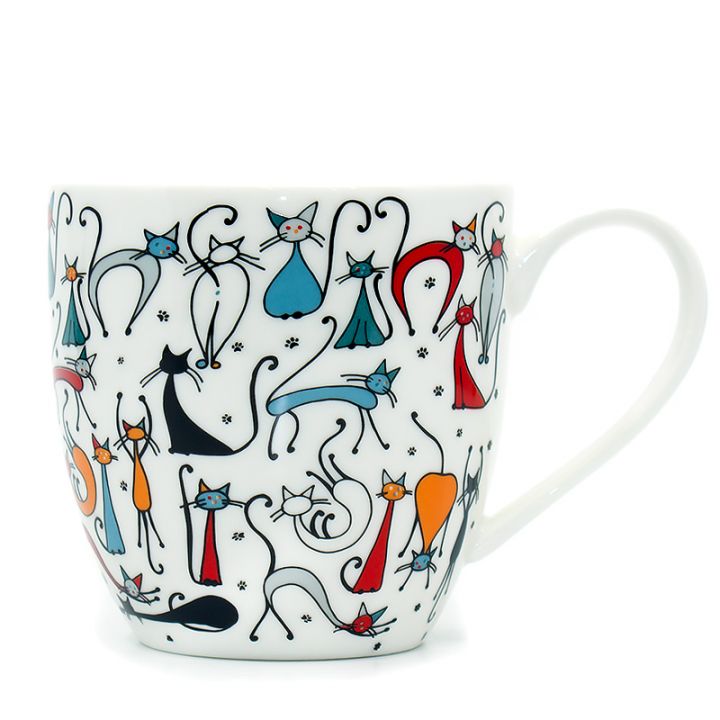 Skodelica iz porcelana Cat 320ml